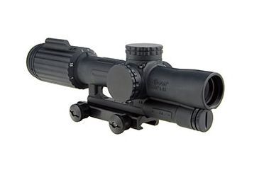 Image of Trijicon VCOG 1-6x24 Red Segmented Rifle Scope Circle/Crosshair MOA Reticle w/ Thumb Screw Mount, Black VC16-C-1600035