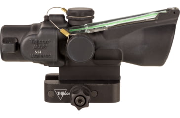 Image of Trijicon XB Compact Dual Illuminated ACOG Crossbow Scope, 3x24 mm, 300-340 Fps, Green, Chevron Reticle, Matte Black, 400391
