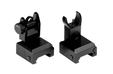 Image of Trinity Force AR15 Flip Up Iron Sight, Black, Front and Rear Set, FS72, EDEMO1