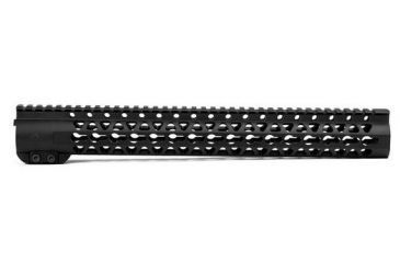 Image of Trinity Force Atlas Series M4/AR15 Mid Length 15in Keymod Free Float Handguard w/Top Rail,Black YGM416KM15