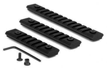 Image of Trinity Force Keymod Rail Attachment Set,11/7/5 Slot Rail Adapters,Black KMSET