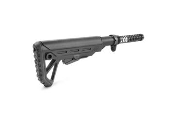 Image of Trinity Force Surge Stock Kit, Mil-Spec, 11.25 - 14.5 inch, Locking Castle Nut/End Plate/Buffer/Spring/Receiver Extension, Black WT09B