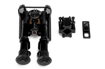 Image of Trinity Force Tactical Full-Size Adj. Height Bipod, Black, Shrink Self-Motion, A ZSJJ88S