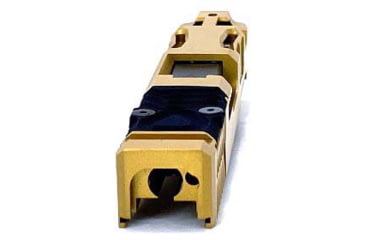 Image of Trinity Nevada Deimos Slide Assembly, Glock 17 Gen 4, Gold TiN Slide &amp; DLC Black Barrelcomp, Full, DM147GGTD
