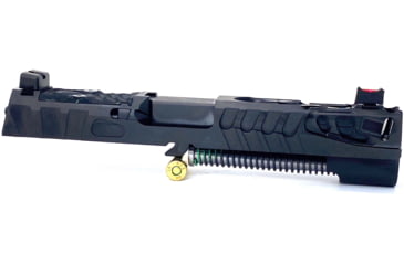 Image of Trinity Nevada Pirho Complete Slide, SIG Sauer P320 Full Size, DLC Black Slide &amp; DLC Black Barrelcomp, PR10FOBDD
