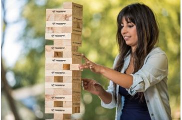 Image of Triumph 22.5in High Fun Size Tumble Jr Game, Wood, 35-7194