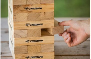 Image of Triumph 22.5in High Fun Size Tumble Jr Game, Wood, 35-7194