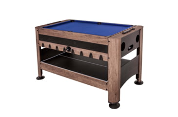 Image of Triumph 56 in 4-In-1 Swivel Multi-Game Table, Wood grain, 45-6737W