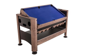 Image of Triumph 56 in 4-In-1 Swivel Multi-Game Table, Wood grain, 45-6737W