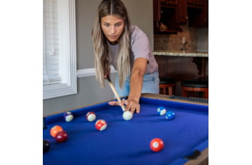 Image of Triumph 56 in 4-In-1 Swivel Multi-Game Table, Wood grain, 45-6737W