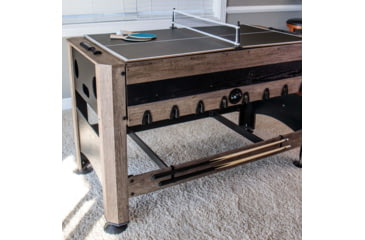 Image of Triumph 56 in 4-In-1 Swivel Multi-Game Table, Wood grain, 45-6737W