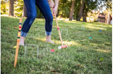 Image of Triumph 6-Player Croquet Set, Wood / Multi colors, 35-7166