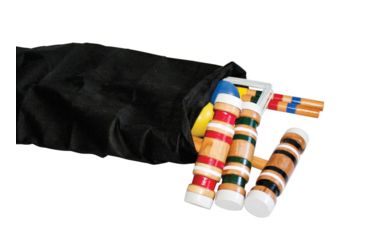 Image of Triumph 6-Player Croquet Set, Wood / Multi colors, 35-7166