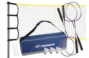 Image of Triumph Competition Badminton Set, Black / Yellow, 35-7430-2