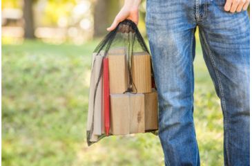 Image of Triumph Kubb Game Set, wood tone / red, 35-7072