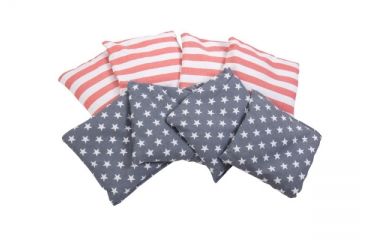 Image of Triumph Patriotic Bean Bags, 8 Pack, Red, White &amp; Blue, 12-0027