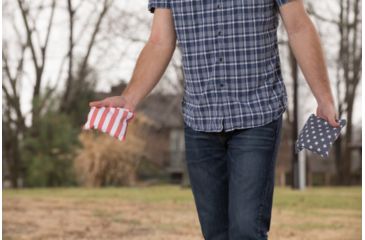 Image of Triumph Patriotic Bean Bags, 8 Pack, Red, White &amp; Blue, 12-0027