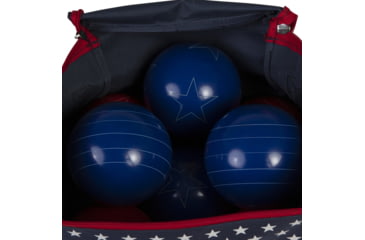 Image of Triumph Patriotic Bocce Ball Set, 100mm, Red / White / Blue, 35-7125-3