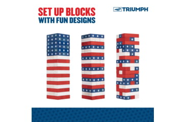 Image of Triumph Patriotic Large Tumble, 6in, Red / White / Blue, 35-7190-3