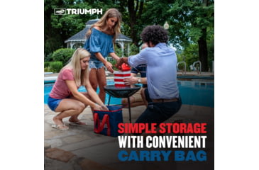 Image of Triumph Patriotic Large Tumble, 6in, Red / White / Blue, 35-7190-3