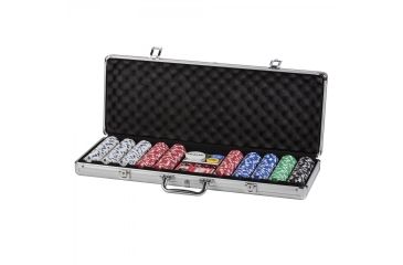 Image of Triumph Poker Chips Set w/Case, 500 pc, Red,Black 66-0605