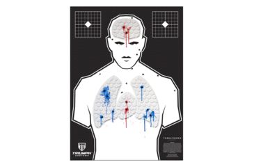 Image of Triumph Systems Folded Threat Down Silhouette - Humanoid, 0315-01-002