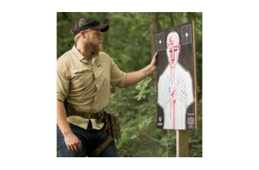 Image of Triumph Systems Folded Threat Down Silhouette - Humanoid, 0315-01-002