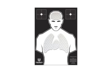 Image of Triumph Systems Folded Threat Down Silhouette - Humanoid, 0315-01-002