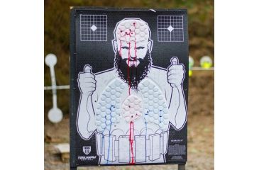 Image of Triumph Systems FOLDED Threat Down Silhouette- Terrorist 6 pack, 0315-66-002