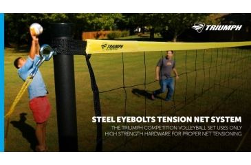 Image of Triumph Volleyball Set, Competition - Steel Pole 35-7415-2