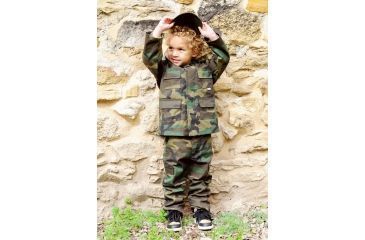 Image of Trooper Clothing Classic BDU Camo Pant w/6 Pockets, Large, BDU Camouflage, Large 14-16, 100P-L