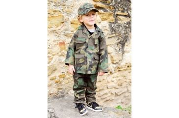 Image of Trooper Clothing Classic BDU Camo Pant w/6 Pockets, Large, BDU Camouflage, Large 14-16, 100P-L