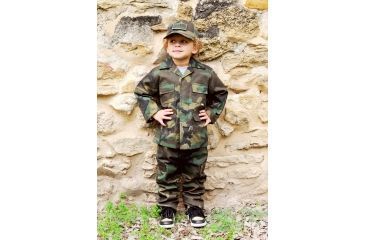 Image of Trooper Clothing Classic BDU Camo Pant w/6 Pockets, Large, BDU Camouflage, Large 14-16, 100P-L