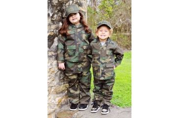 Image of Trooper Clothing Classic BDU Camo Pant w/6 Pockets, Large, BDU Camouflage, Large 14-16, 100P-L