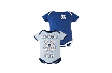 Image of Trooper Clothing Coast Guard Infant Bodysuits, 2 Pack - Boy's, Blue, 0/3 months 801-801 0/3