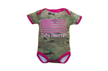 Image of Trooper Clothing Cute Recruit Infant Onesie - Girls, Multicam, 0/3 months 2011-2011- 0/3