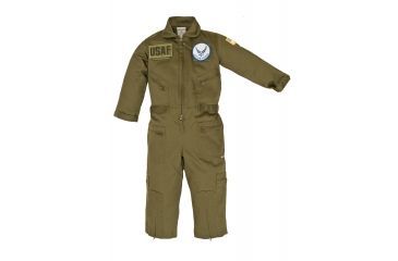 Image of Trooper Clothing Flight Suit w/Air Force Logo and Patch, X-Small 1-2 400AF-XS