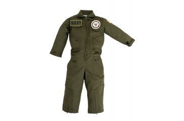 Image of Trooper Clothing Flight Suit w/Navy Logo and Patch, Small 3-4 400N-S