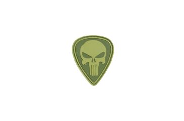 Image of Trooper Clothing Punisher Pick PVC Patch, OD Green PVC-9666