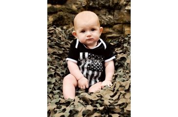 Image of Trooper Clothing We The People 1pc Bodysuit,0-3 Months, Black, 0-3 Months 9001 0-3