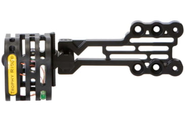 Image of Trophy Ridge Fatal 4 Compound Bow Sight, 4 Pin, .019, Ambidextrous, Black, AS64
