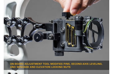 Image of Trophy Ridge Fix Series Sight / 5 Pin / Right Handed / .019, Black, AS905