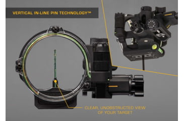 Image of Trophy Ridge Peak Sight, Black 5 pin .019 LH, AS315L