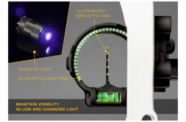 Image of Trophy Ridge Peak Sight, Black 5 pin .019 RH, AS315