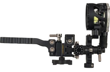 Image of Trophy Ridge React Alpha 1-Pin Bow Sight, Right Handed, .019 inch, Shadow Finish, Black, AATS2011R19