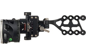 Image of Trophy Ridge React Alpha 1-Pin Bow Sight, Right Handed, .019 inch, Shadow Finish, Black, AATS2011R19