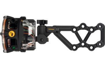 Image of Trophy Ridge React H4 4-Pin Bow Sight, Right Handed, .019 inch, Horizontal, Shadow Finish, Black, AATS0014R19