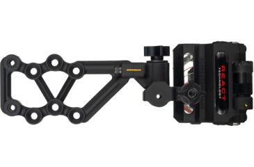 Image of Trophy Ridge React H4 4-Pin Bow Sight, Right Handed, .019 inch, Horizontal, Shadow Finish, Black, AATS0014R19