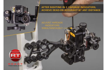 Image of Trophy Ridge React One Pro, Black 1 Pin .010 RH, AS701R10