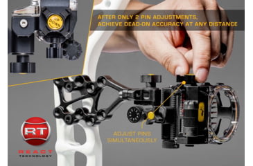 Image of Trophy Ridge React Pro 7, Black 7 pin .010 RH, AS827R10